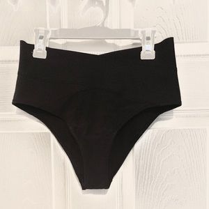 H&M High Waisted Black Sculpting Bikini Bottoms